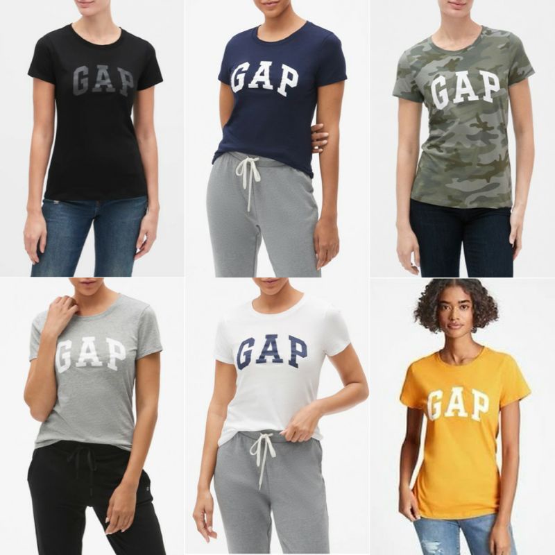 GAP LOGO TEE KAOS ADEM ORI MURAH