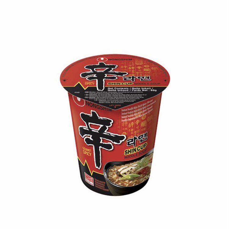 

Mie Korea Kuah Pedas Nongshim Shin Cup Noodle Soup - 68g