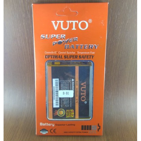 Double Power Battery Batre baterai Vuto Vivo Y55 B-B1 BB1