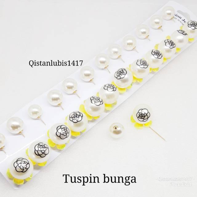 Tuspin motif mawar murah