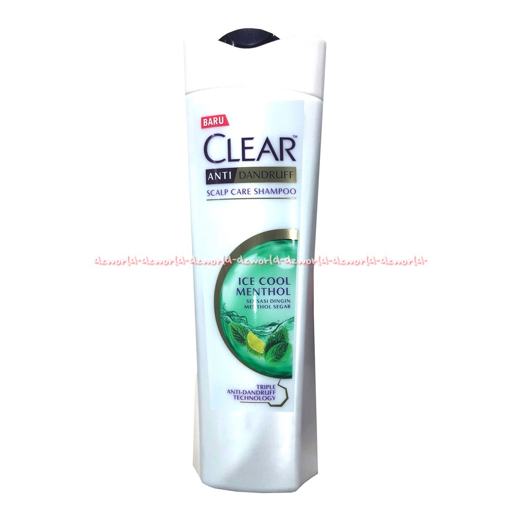 Clear Anti Dandruff Ice Menthol Soft Care Shampoo Ketombe 320ml