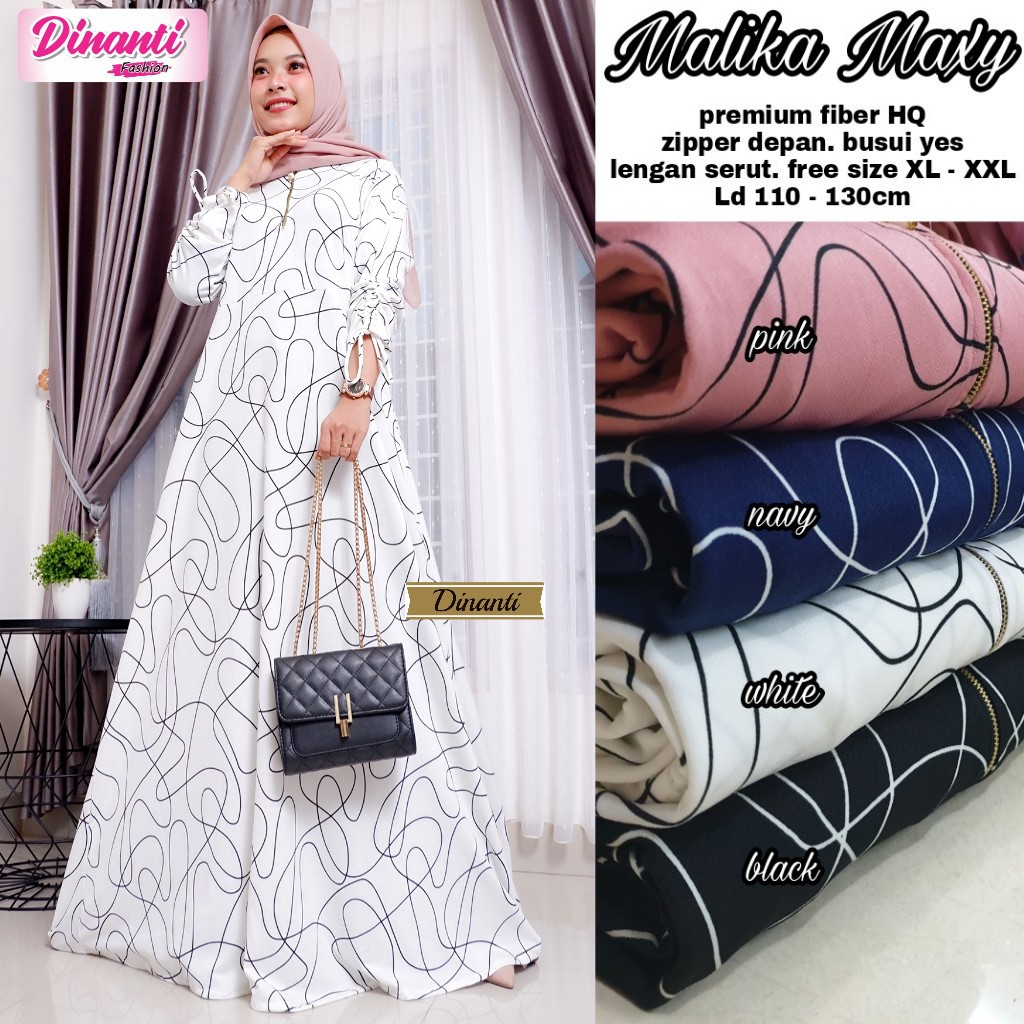 ORI TUNIK HIJAB - MALIKA MAXI WHITE