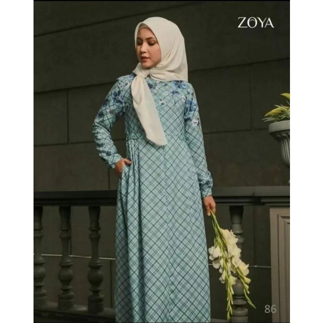 ZOYA Dress Gamis Atasan Monisha Dress by Zoya