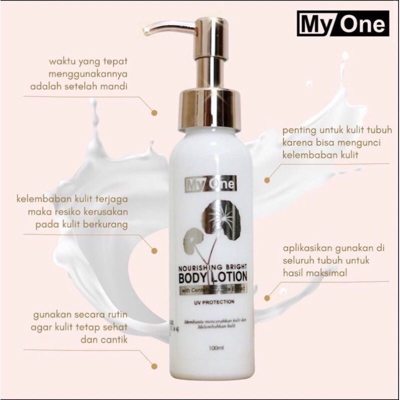 MyOne Nourishing Brighteting Skincare Body Lotion