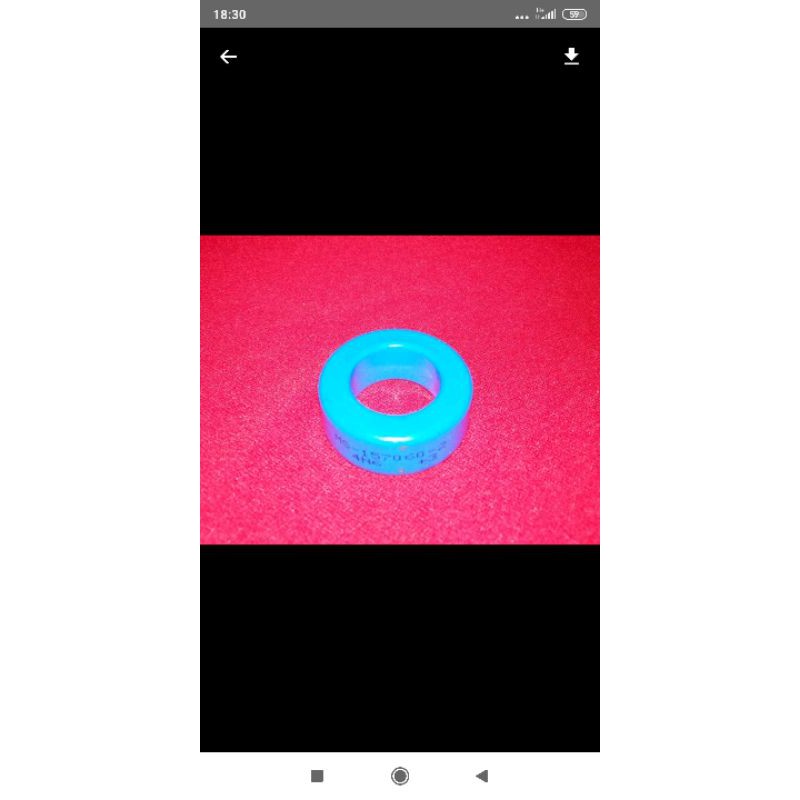 ferit core biru 3,3cm untuk Class d