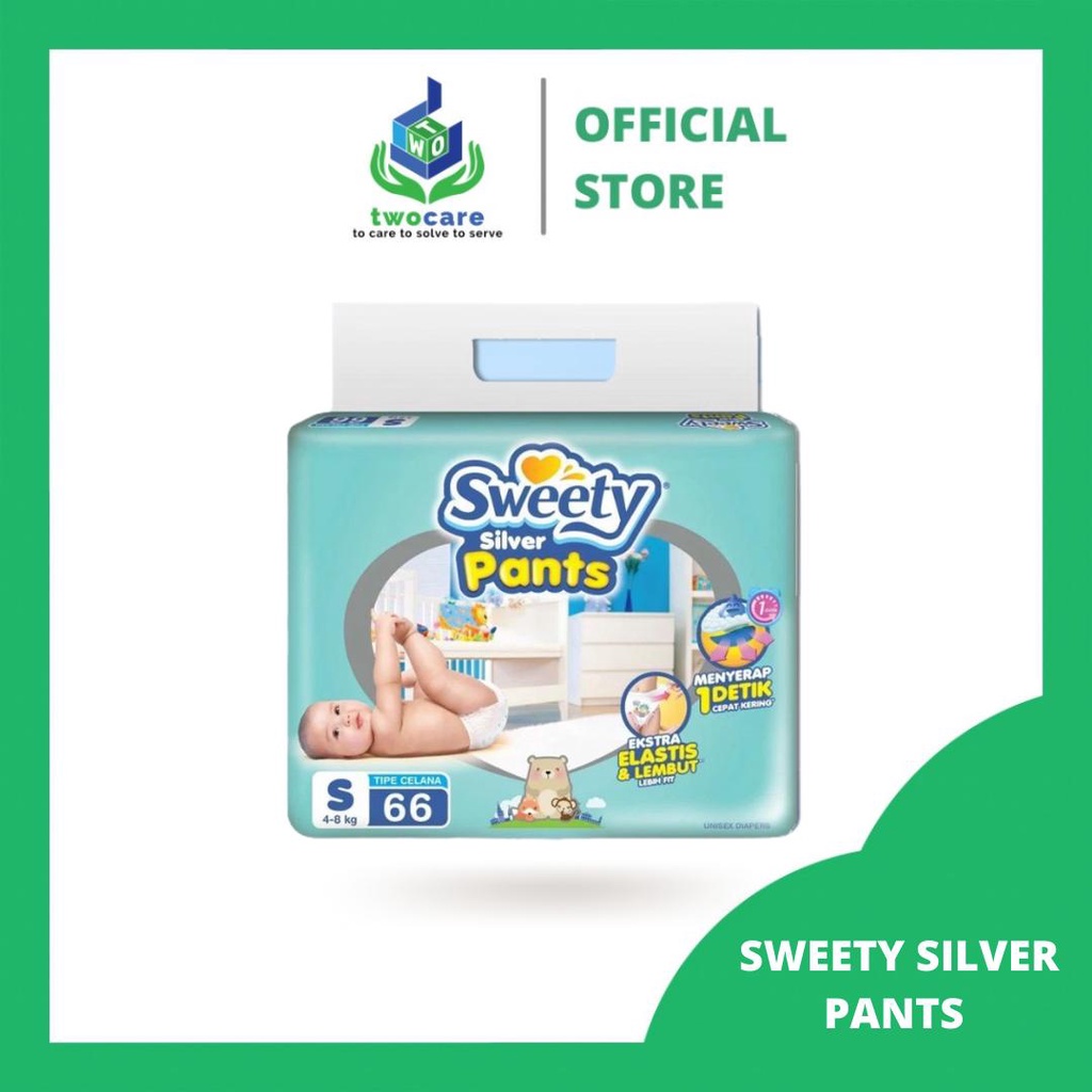 Popok Sweety Silver Pants Super Jumbo Popok Bayi - Popok Anak