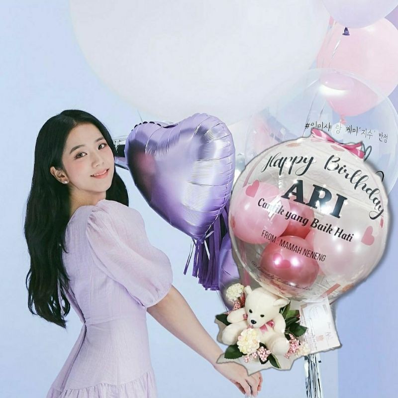[READY JAKARTA 1HARI JADI] Buket Balon Balloon Bucket Balon Wisuda Snack Bucket Bunga Snack