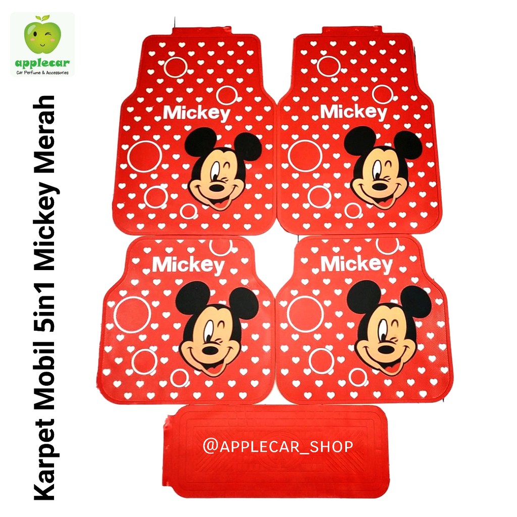 Karpet Mobil Alas kaki Mickey Mouse 5in1