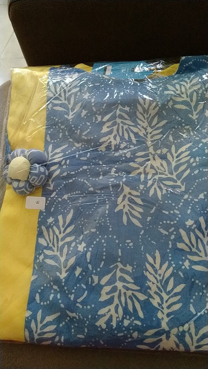 Baju Tunik Batik Anak Perempuan Lengan Panjang Mirabel Series Kuning