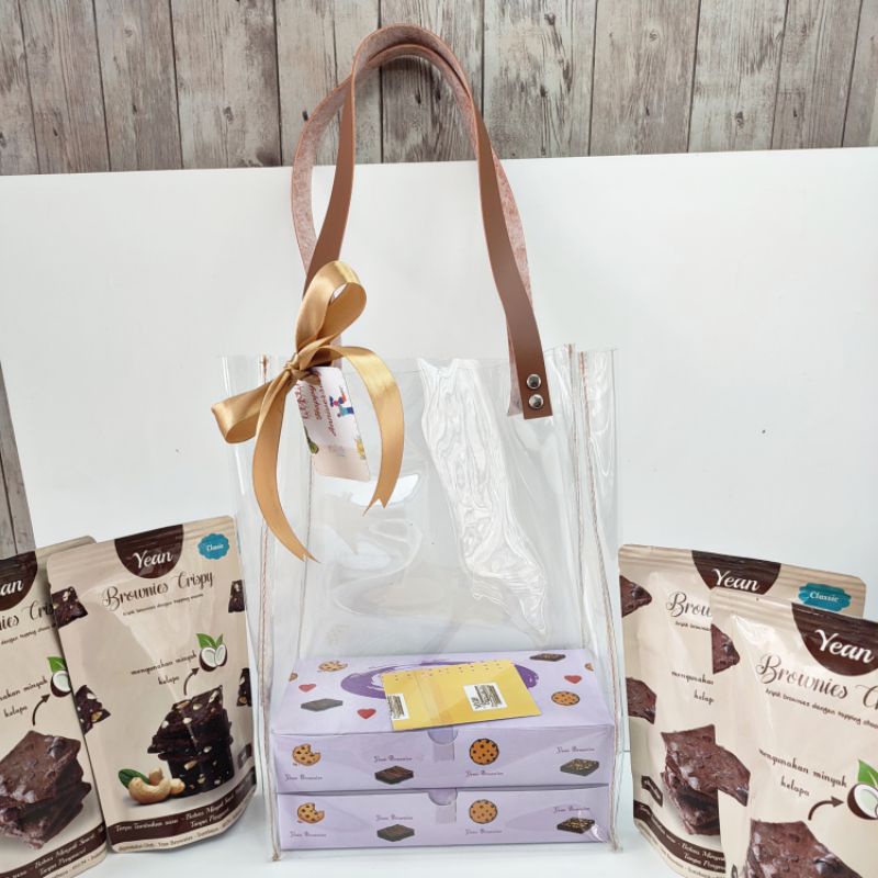 

goodie bag tas trasparan uk 22x12x30