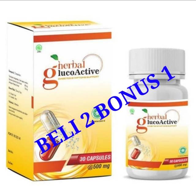 Herbal Glucoactive Asli Obat Diabetes Pria Wanita Indonesia