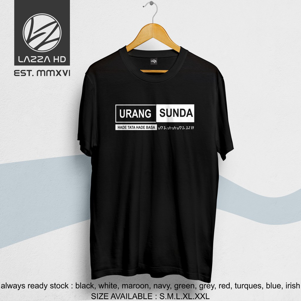 Kaos Baju Urang Sunda Hade Tata Hade Basa Kaos Distro Shopee