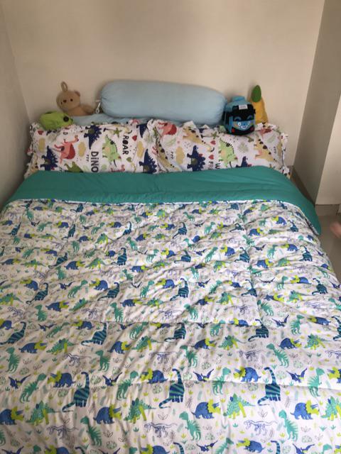 Bedcover Fullset 160x200(queen) Premium 100%original Katun