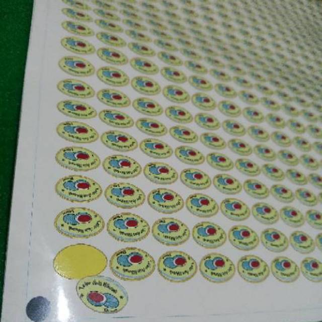 

Stiker Label telur asin