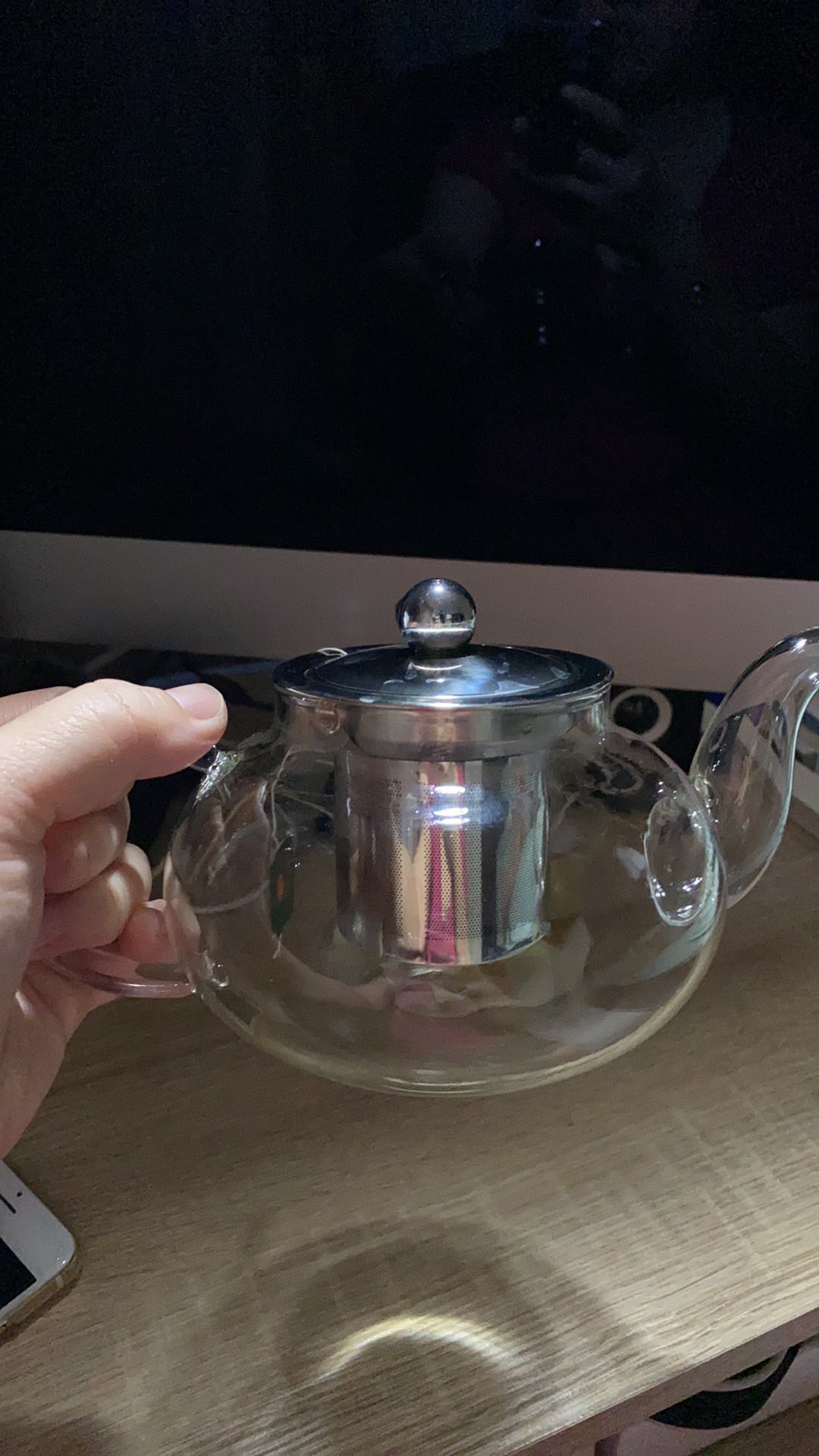 Teko Teh Infuser 400ml Dan 600ml / Tea Pot Stainless / Kungfu Teapot Chinese Tea / Teko Teh Kaca