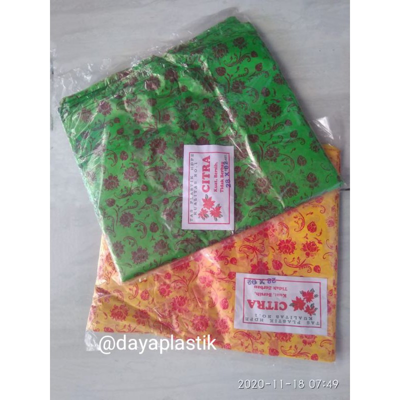 KANTONG PLASTIK motif batik