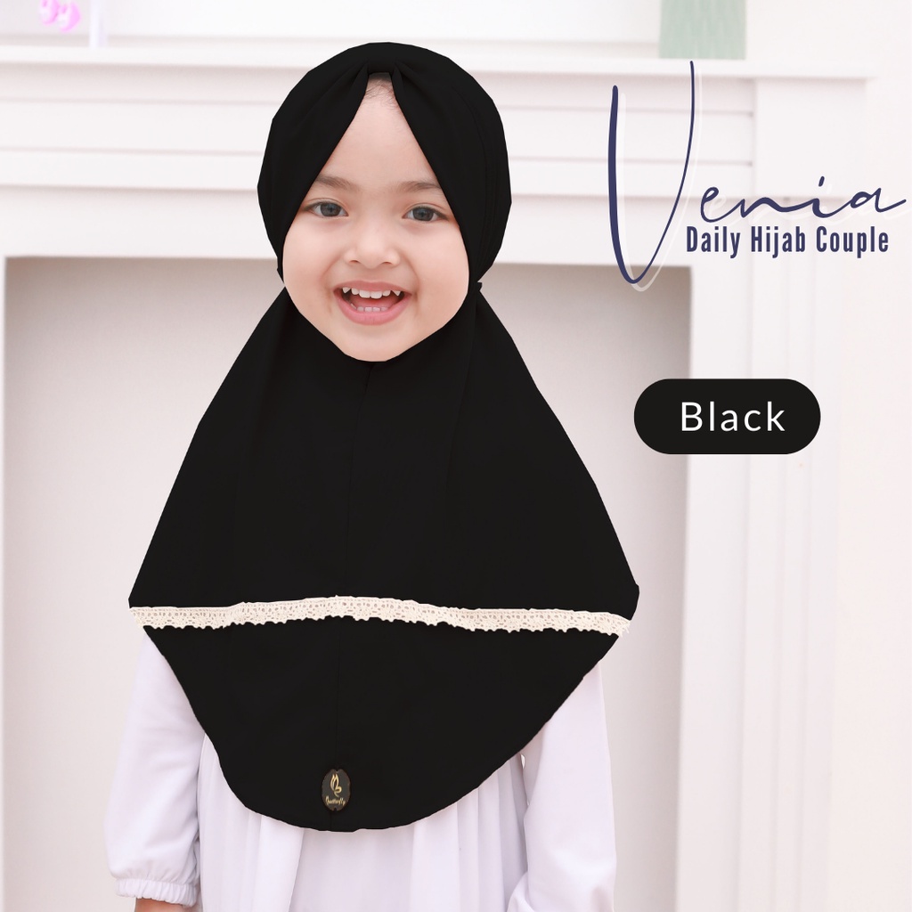 Hijab Anak Renda Lucu Venia Kids Usia 1-3 Tahun