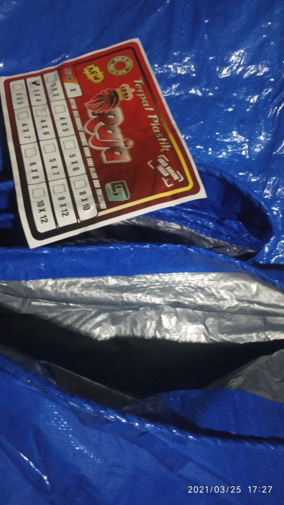 Terpal Plastik A4 & A5 3mx4m Korea Traktor/2traktor/raja/gajah/2truk