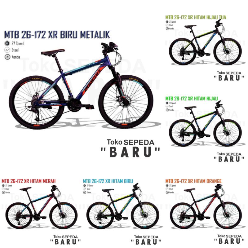 TB - Sepeda MTB PHOENIX 26-172 XR 9 Speed