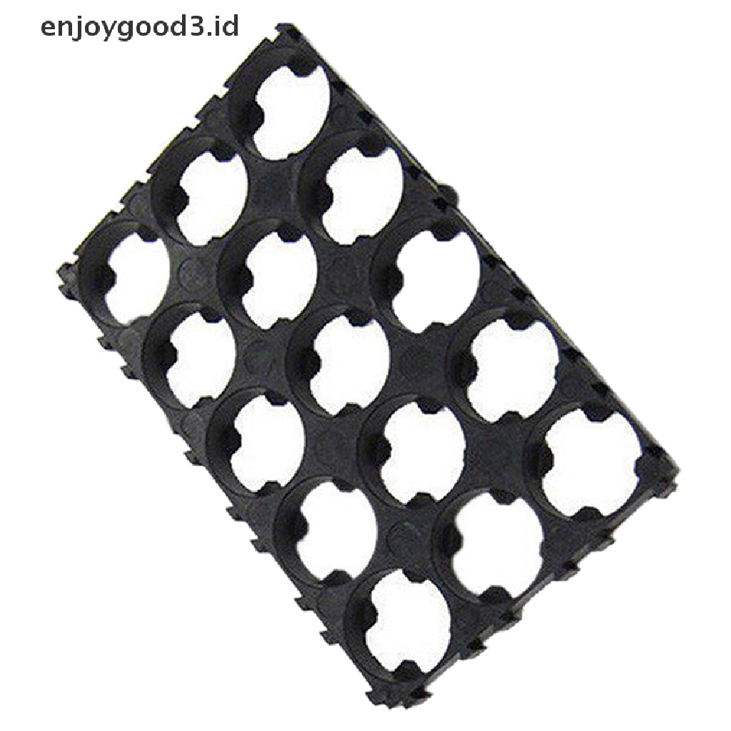 (Rready Stock) 10pcs Switcher Pak Holder Baterai 18650 3x5 Cell Bahan Plastik (ID)