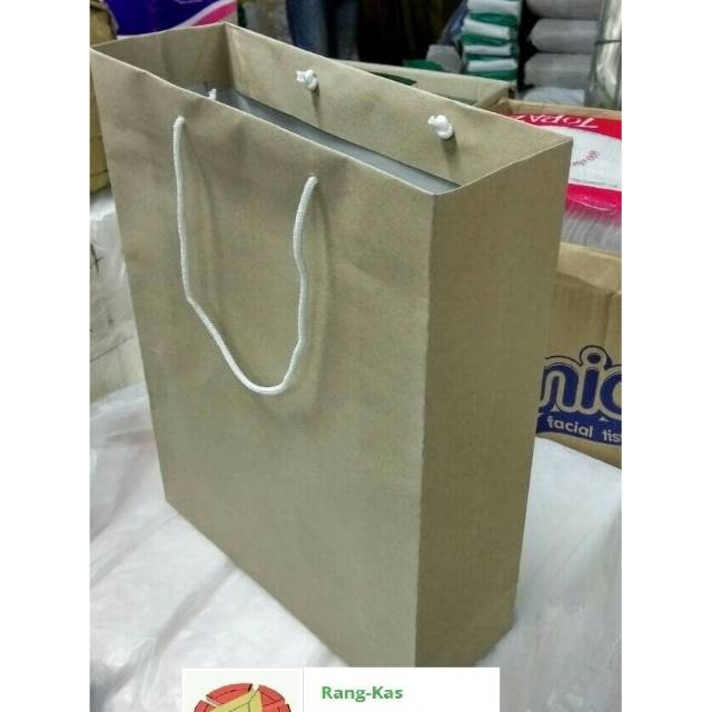 

Paperbag Coklat Kraft Folio