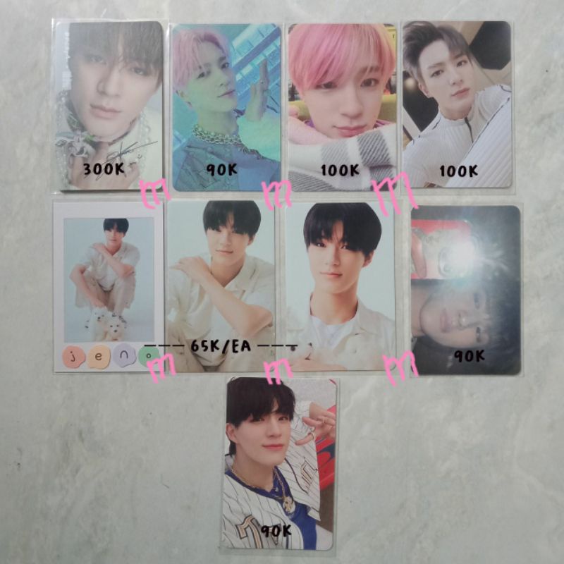 [READY STOCK] pc nct dream photocard jeno glitch mode glimo digipack digi ver glitch ver universe un