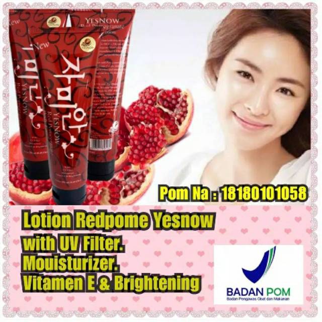 Red Pome Body Lotion BPOM