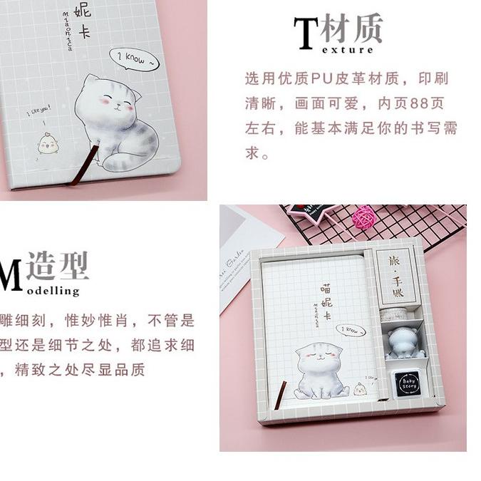 

Banyak Dipakai.. SET NOTEBOOK ATAU BUKU CATATAN + STAMP / NOTEBOOK IMPORT / BUKU CATATAN IMPORT MOTIF LUCU