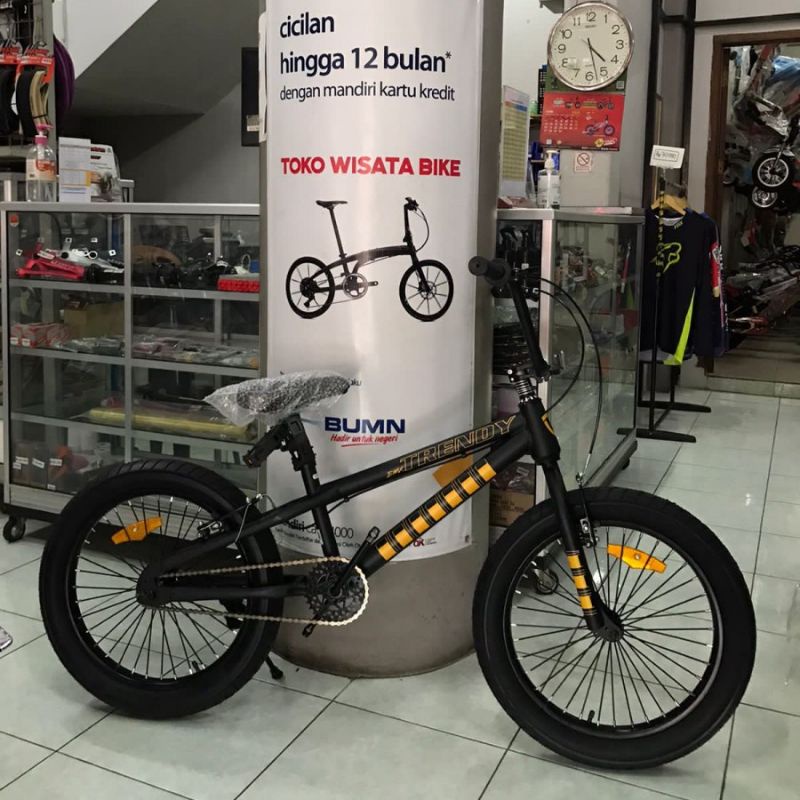 SEPEDA ANAK BMX TRENDYII UKURAN 20 INCH BAN JUMBO BESAR 3.0