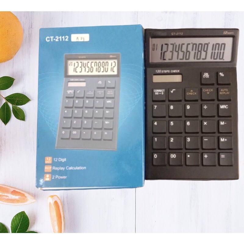 

Kalkuaktor panjang CT 2112 Warna Hitam KALKULATOR CT-2112