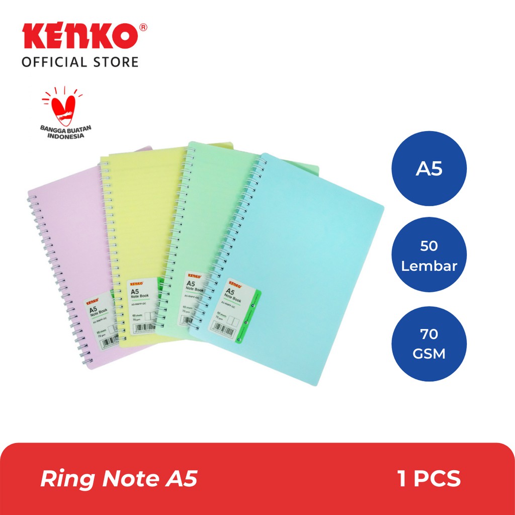 

RING NOTE A5-RNPP Basic Color