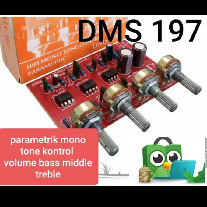 Dms 197 Parametrik Tone Kontrol Control Mono Middle Toa Vokal Midrange