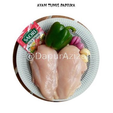 

AYAM TUMIS PAPRIKA SAUS TIRAM SIAP MASAK