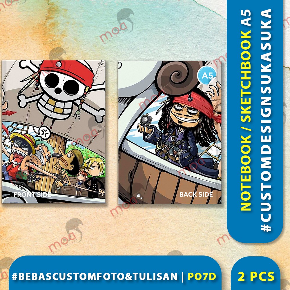 

Custom Cover Printing Premium Notebook Sketchbook Buku Catatan Agenda Diary A5 Jilid Jahit Binding