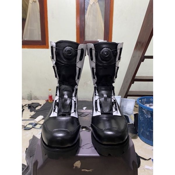 NEW SEPATU PDL TALI PUTAR PROVOS POLRI TYPE 062 MERK SPARTA