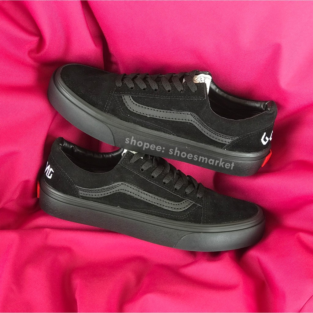 OBRAL SEPATU VANS OLDSKOOL GOLF WANG ALL BLACK