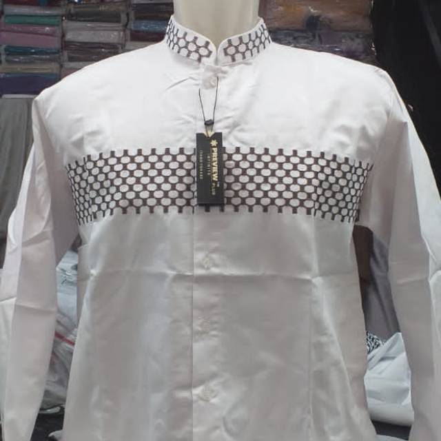 Baju koko pria Itang yunasz(tangan panjang)