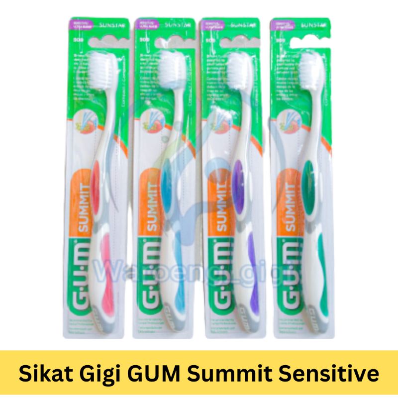 Sikat Gigi Gum Sensitif / sikat Gum Summit Sensitive Toothbrush Gusi Gigi Sensitive