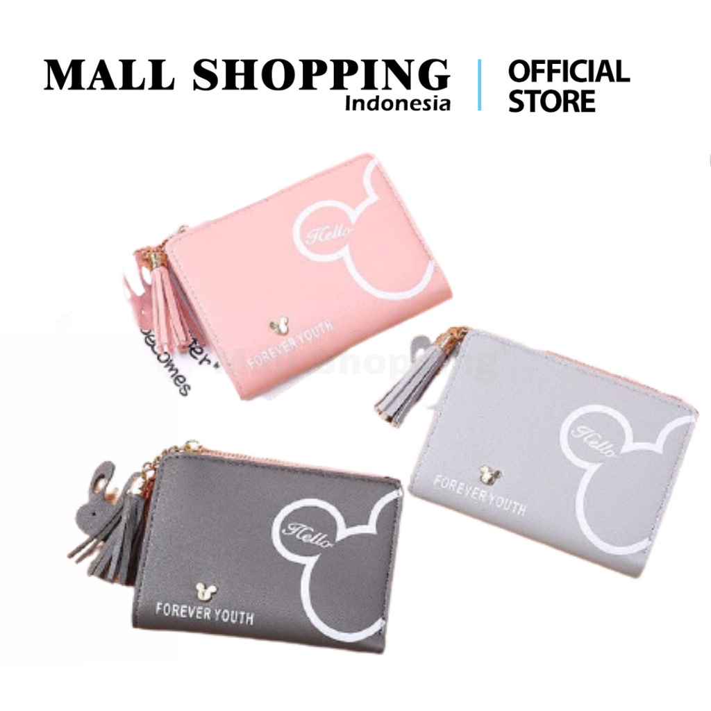 (COD) Dompet Lipat Wanita Dompet Kecil Kualitas Import MALL SHOPPING