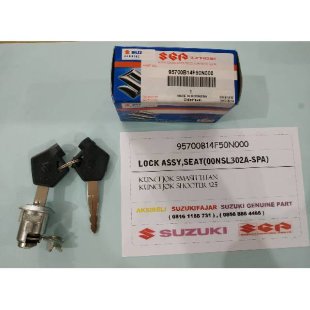 Kunci Jok Suzuki Shooter ori SGP