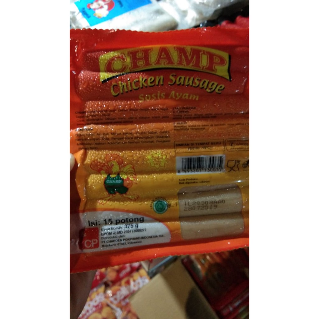 

Champ sosis ayam