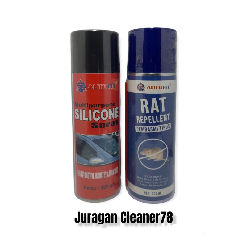 bundle salon mobil Silicone Spray Autofit, Rat Rapllent Autofit