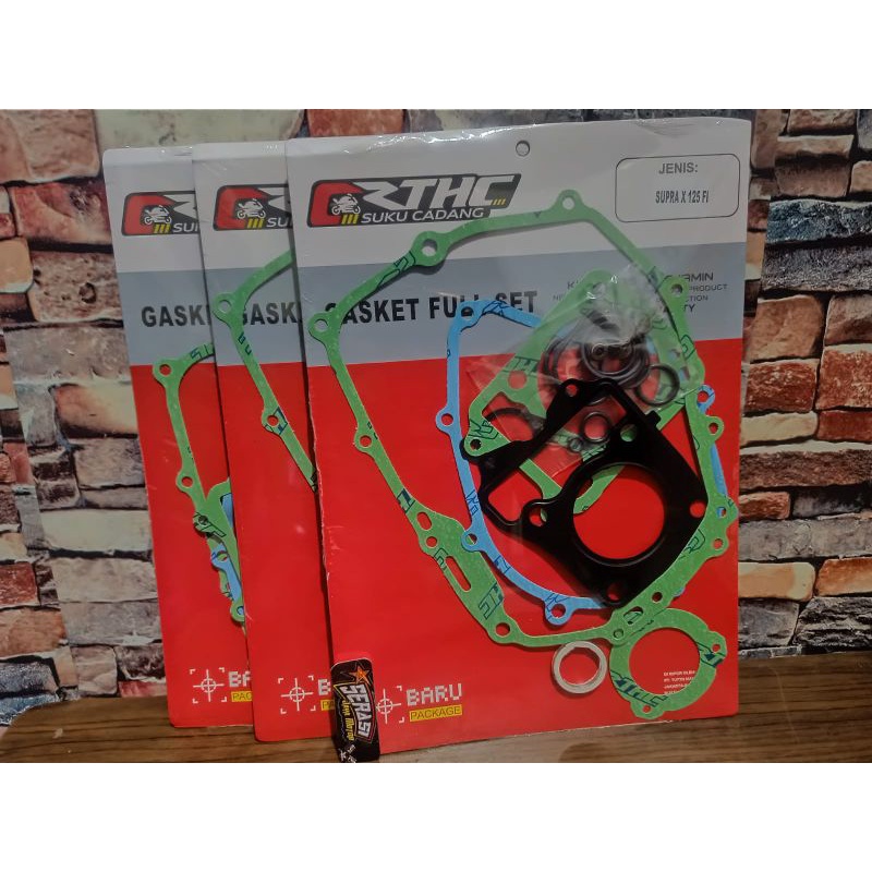 PAKING GASKET FUUL FUL SET PLUS SEAL KLEP SUPRA X 125 F1 / SUPRA X125 FINJEKSI