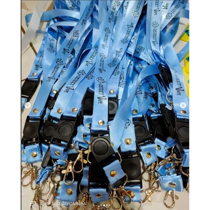 Tali Lanyard Sablon Custom / Tali id Card Custom