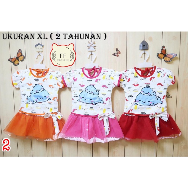 Setelan rok anak 2 tahunan / Fadjar Fashion