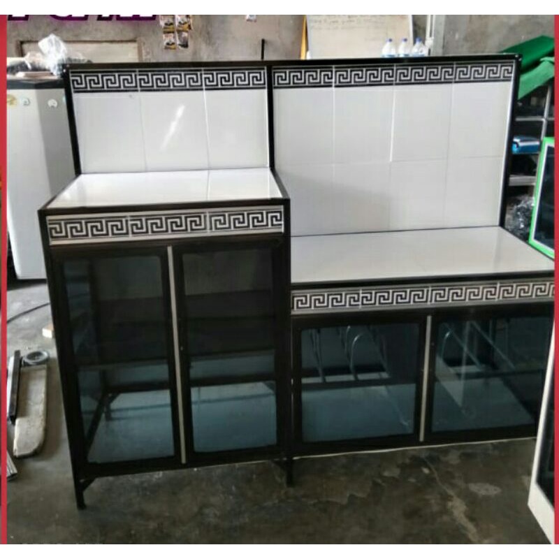 Sbmsemarang - RAK KOMPOR JEGLONG BESAR/ MEJA KOMPOR/ MEJA DAPUR ( HANYA SEMARANG)