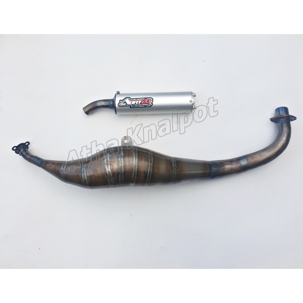 Knalpot ABRT20 Racing Fiz R Kolong Bawah Plat Karat