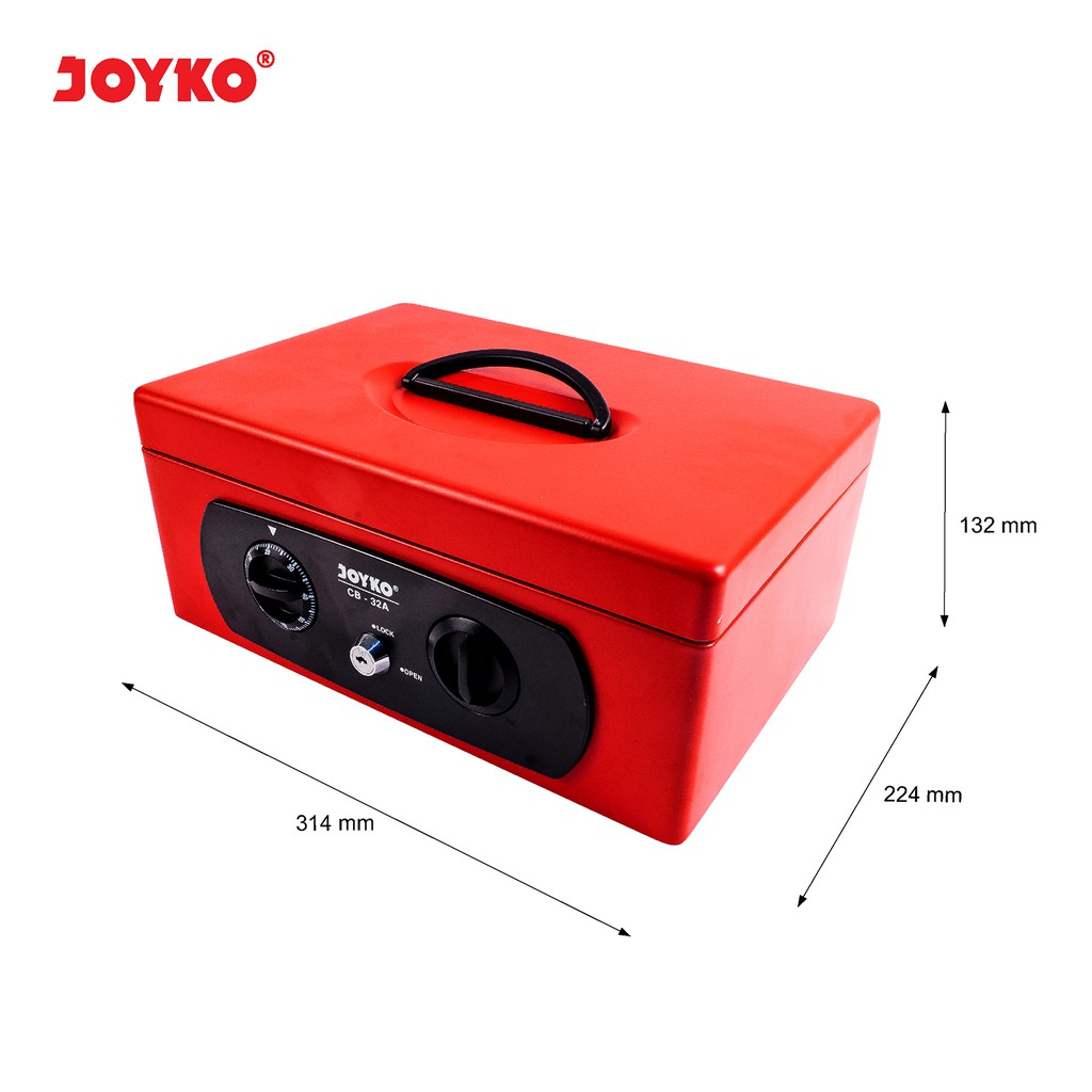 cash box joyko cashbox CB 32A CB-32A kotak simpan tempat uang barang