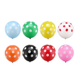 Balon Print Polkadot Isi 100pcs /Balon Latex /Balon Ultah/ Balon Dekorasi/ Balon Motif