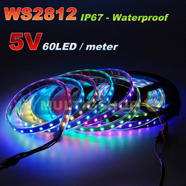 WS2812 5v Non water IP20 5m 60led